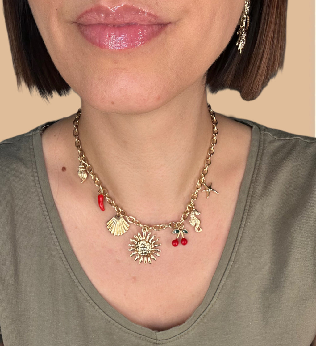 ☀️ Collier “Dolce Vita Solaire”