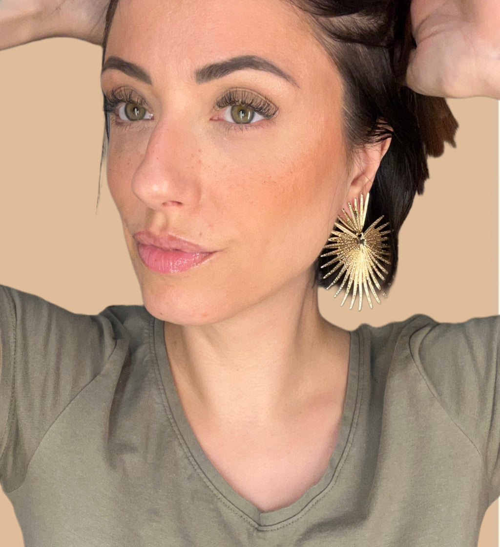 ☀️ Boucles “Soleil Impérial”