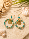 Boucles d’oreilles Azur 💙✨