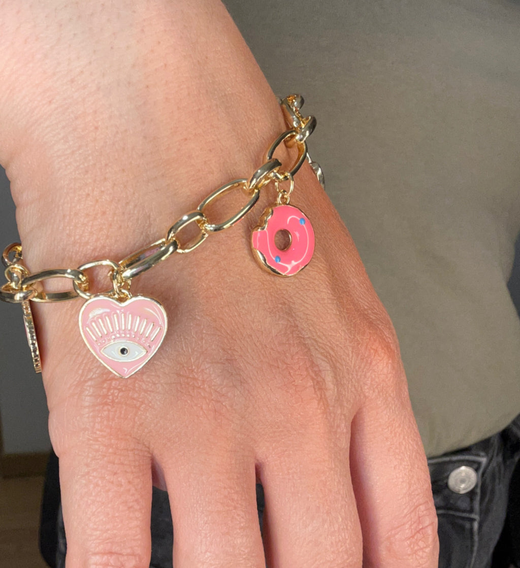 🍩 Bracelet Charms Love & Fun