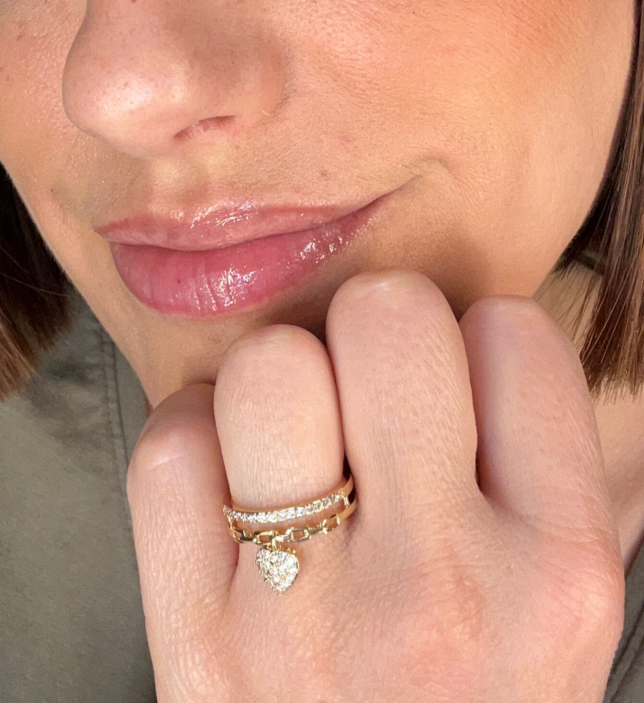 💛 Bague “Love Chain”