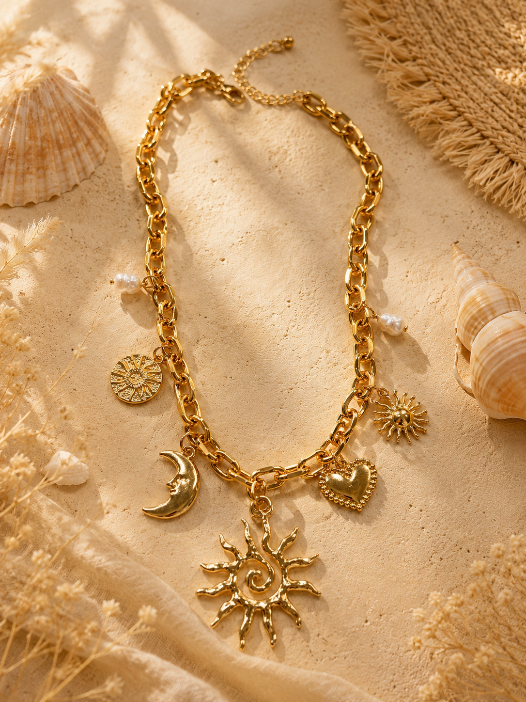Collier Aurore ✨☀️🌙