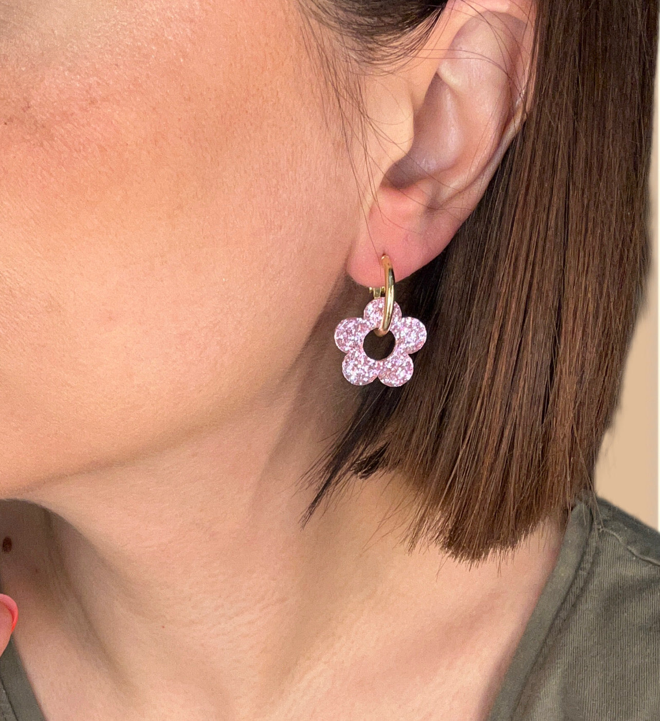 🌸 Boucles Flower Sparkle