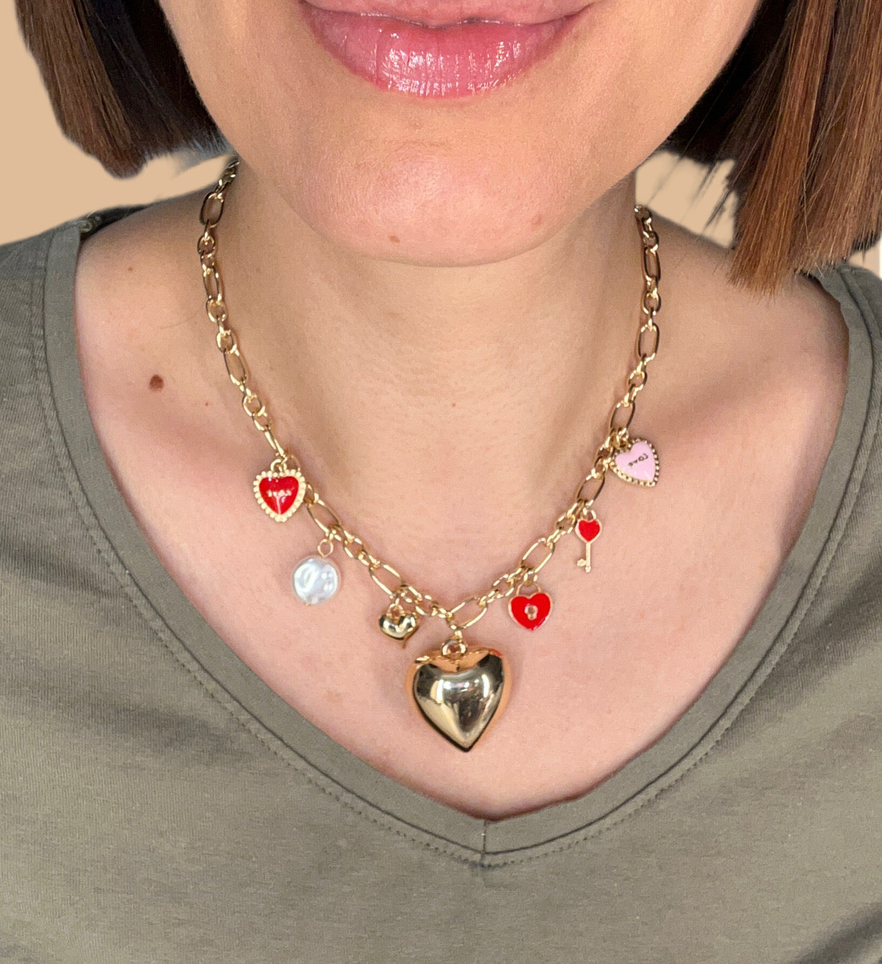 💖 Collier Charms Love