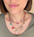 🌈 Collier Double Happy Vibes