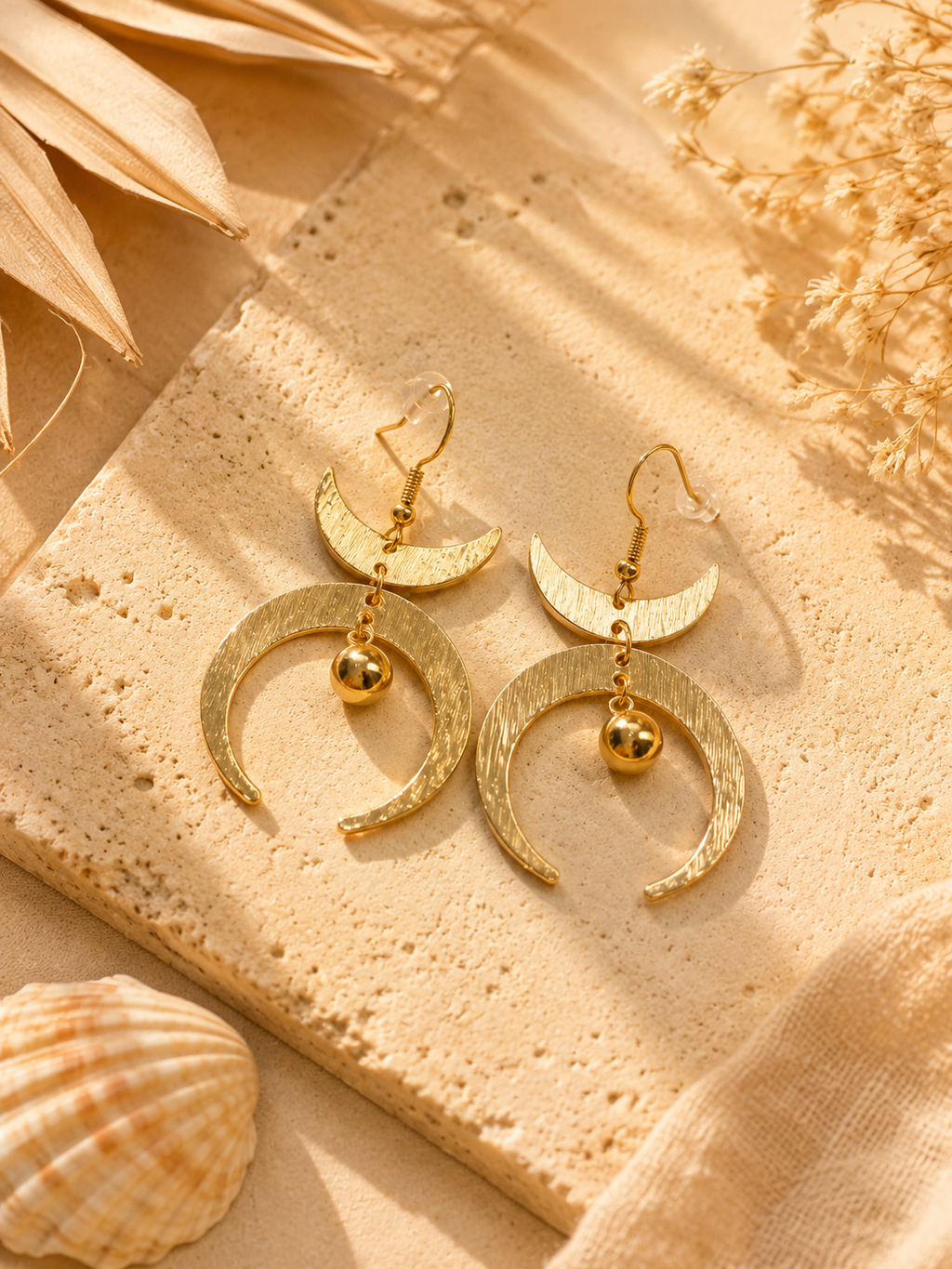 Boucles d’oreilles Capri ✨🌙