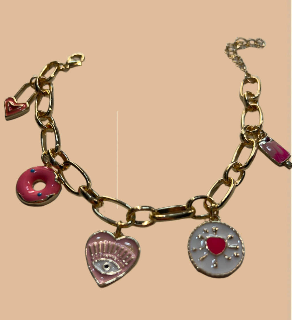 🍩 Bracelet Charms Love & Fun