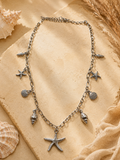 Collier Océane Argent 🌊🐚